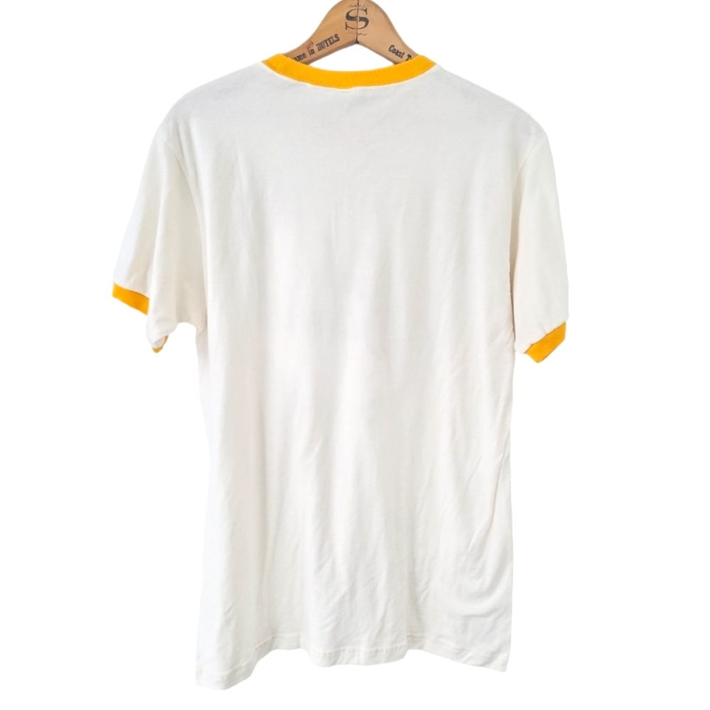 Tultex Neon Ringer Give A Damn T Shirt M - Picture 4 of 4